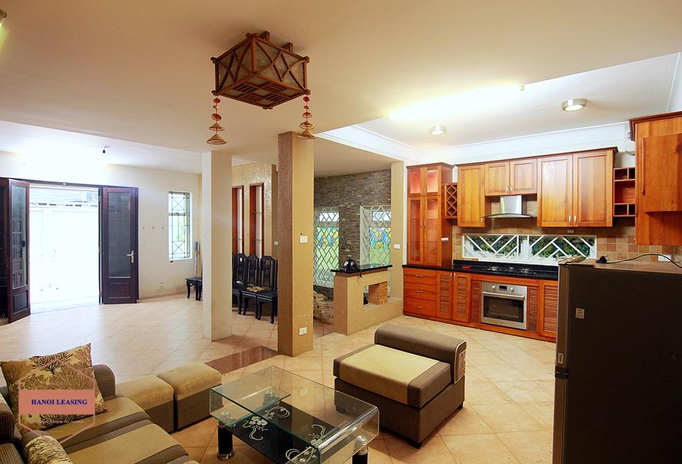 Nice house with a yard in To Ngoc Van, Tay Ho