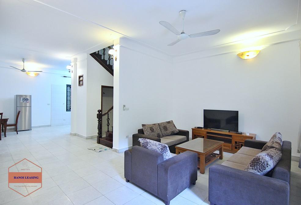 A renovated five bedrooms house for rent in To Ngoc Van, Tay Ho