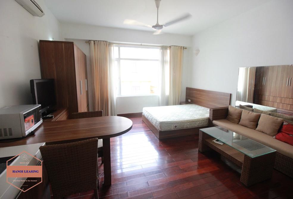 Bright and airy studio apartment for rent in Tay Ho