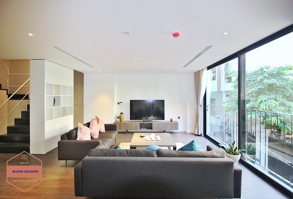 Modern 3 bedrooms duplex apartment for rent in To Ngoc Van st, Tay Ho