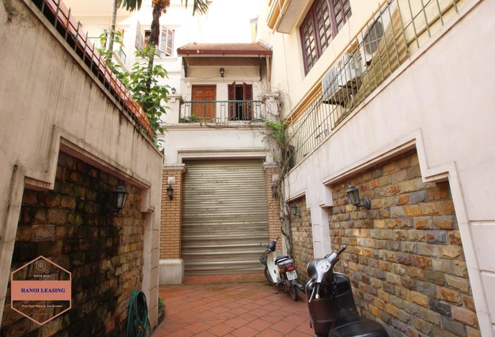 Nice colonial house rental with 4 bedrooms in To Ngoc Van, Tay Ho, Hanoi