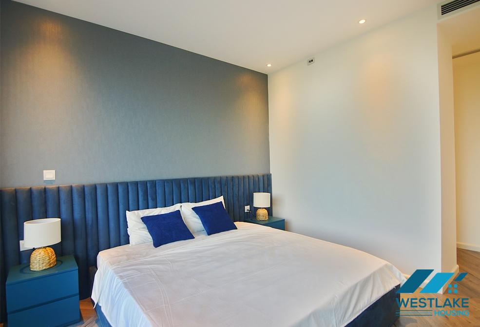 Modern furnished two bedroom apartment for rent in Ngoc Thuy near French international school.