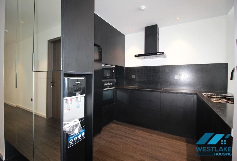 Lake view and modern 03-bedroom apartment for rent in Quang Khanh street
