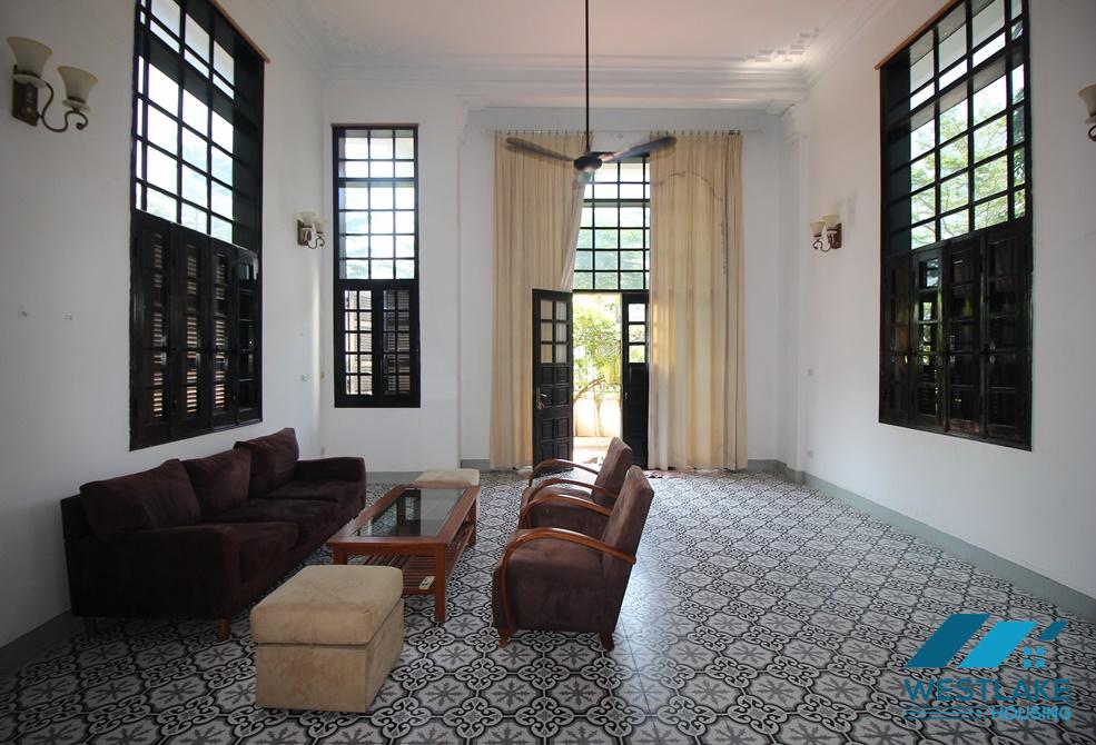 A beautiful house next to West Lake, Tay Ho, Ha Noi for rent