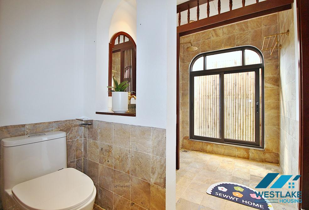 A brand new Japanese style 1 bedroom apartment for rent in Xuan Dieu
