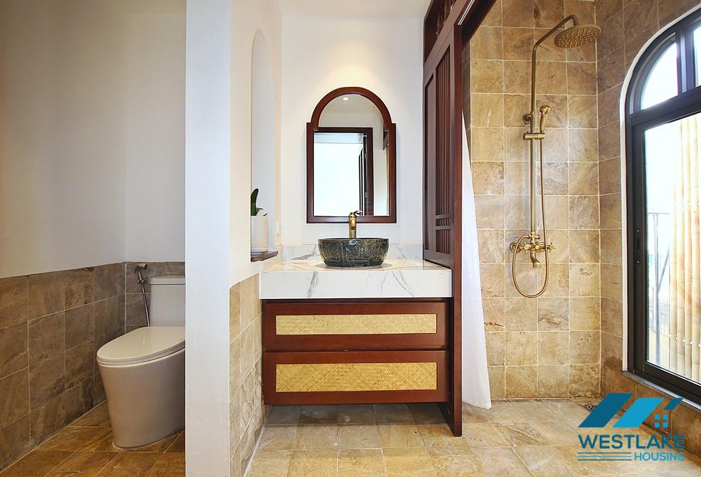 A brand new Japanese style 1 bedroom apartment for rent in Xuan Dieu