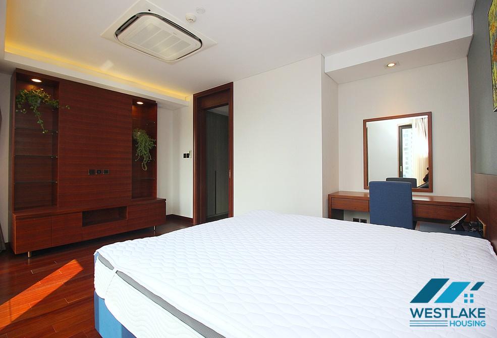 Bright and high quality one bedroom apartment for rent on Truc Bach street, Ba Dinh district, Ha Noi