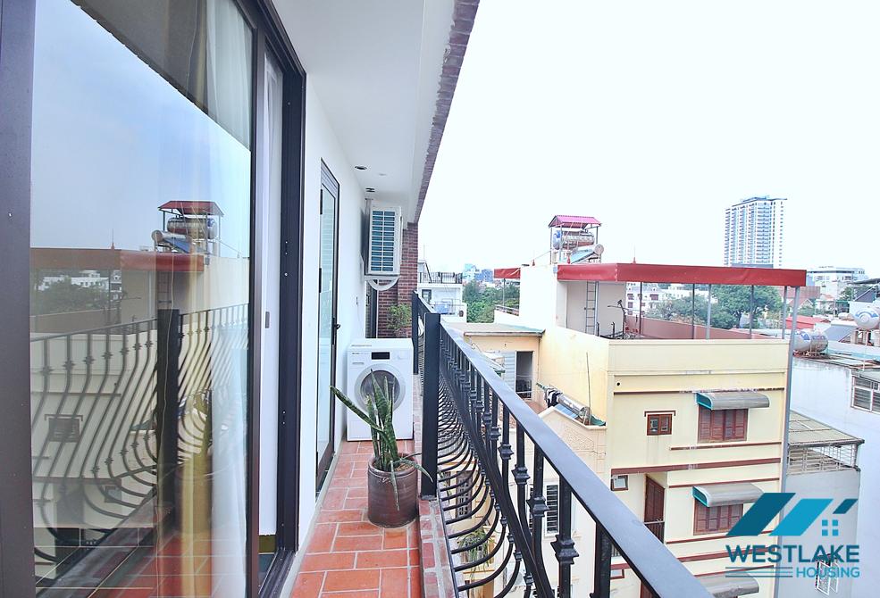 Unique 2 bedroom apartment with huge balcony in Dang thai mai, Tay ho