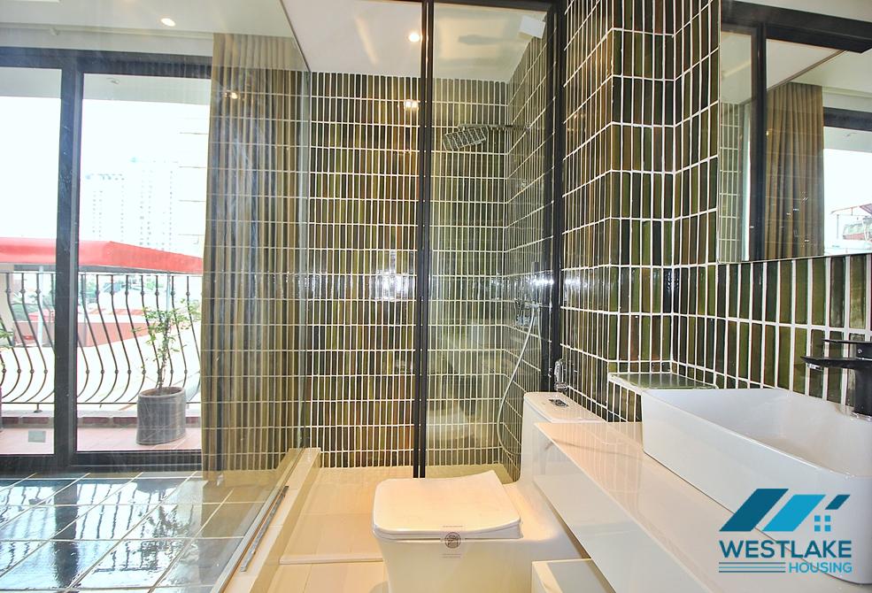 Unique 2 bedroom apartment with huge balcony in Dang thai mai, Tay ho