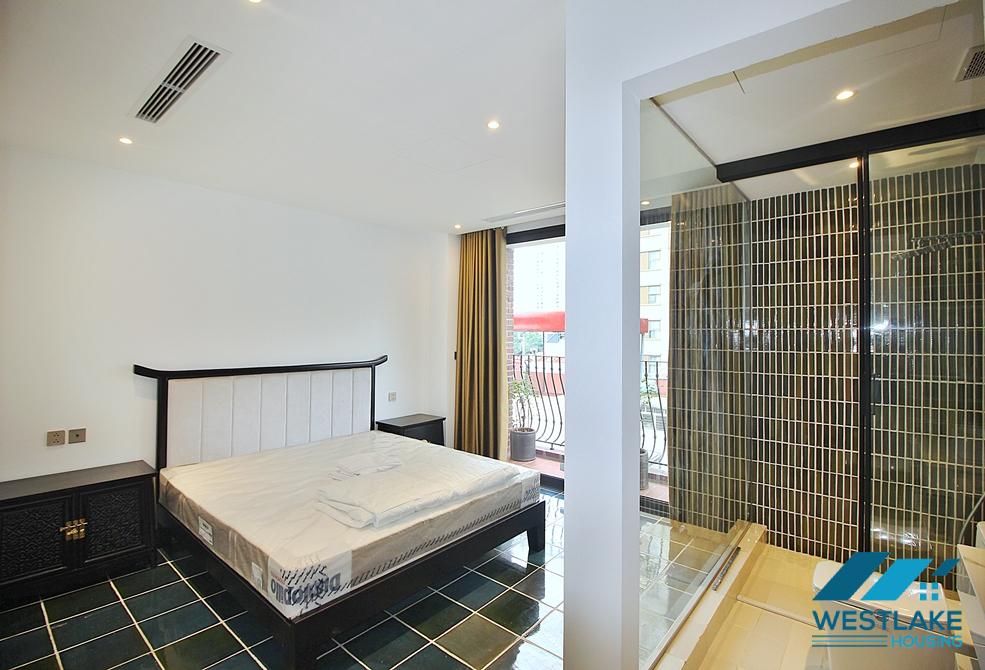 Unique 2 bedroom apartment with huge balcony in Dang thai mai, Tay ho