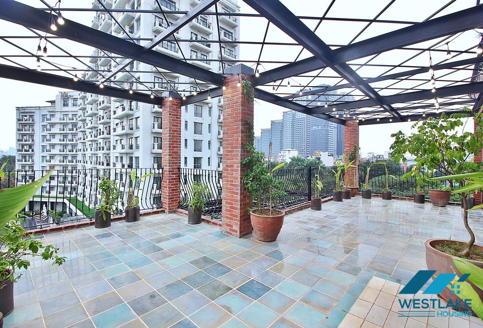 Unique 2 bedroom apartment with huge balcony in Dang thai mai, Tay ho