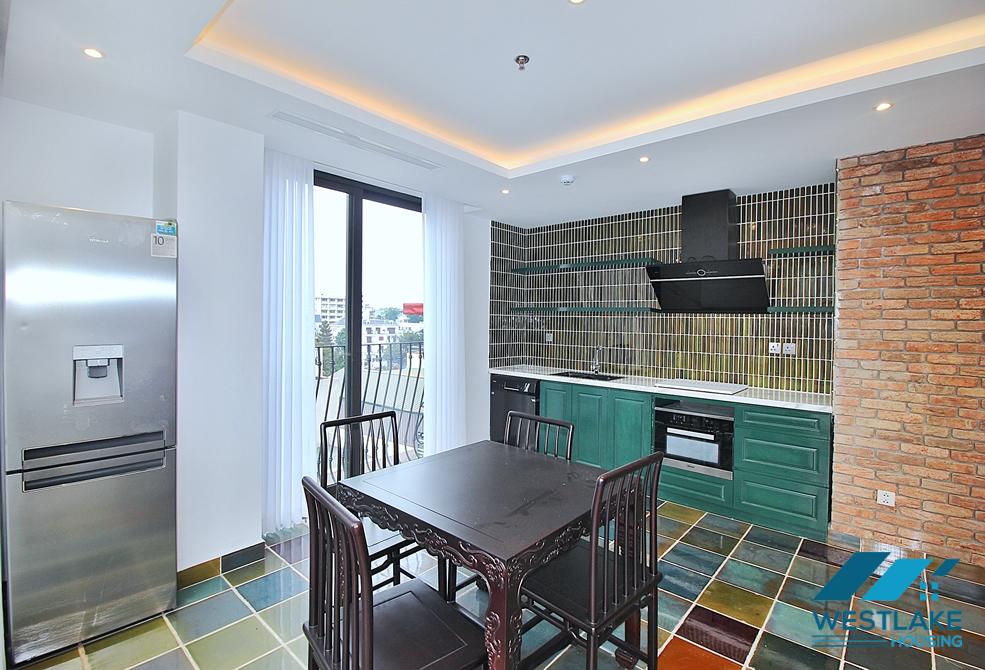 Unique 2 bedroom apartment with huge balcony in Dang thai mai, Tay ho