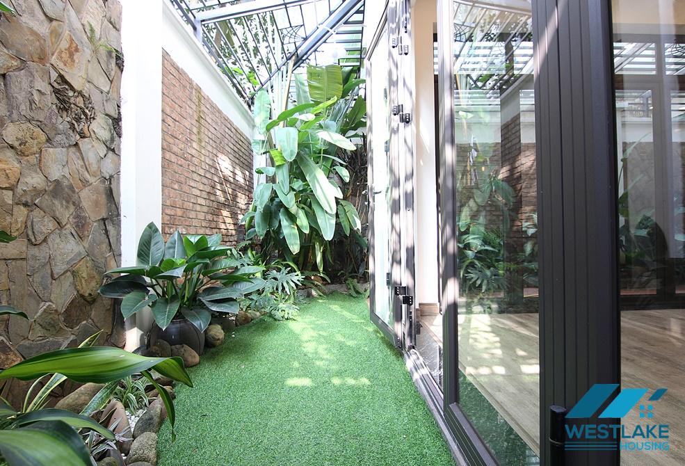 Unfurnished house for rent, renovated in D Block, Ciputra, Tay Ho, Hanoi