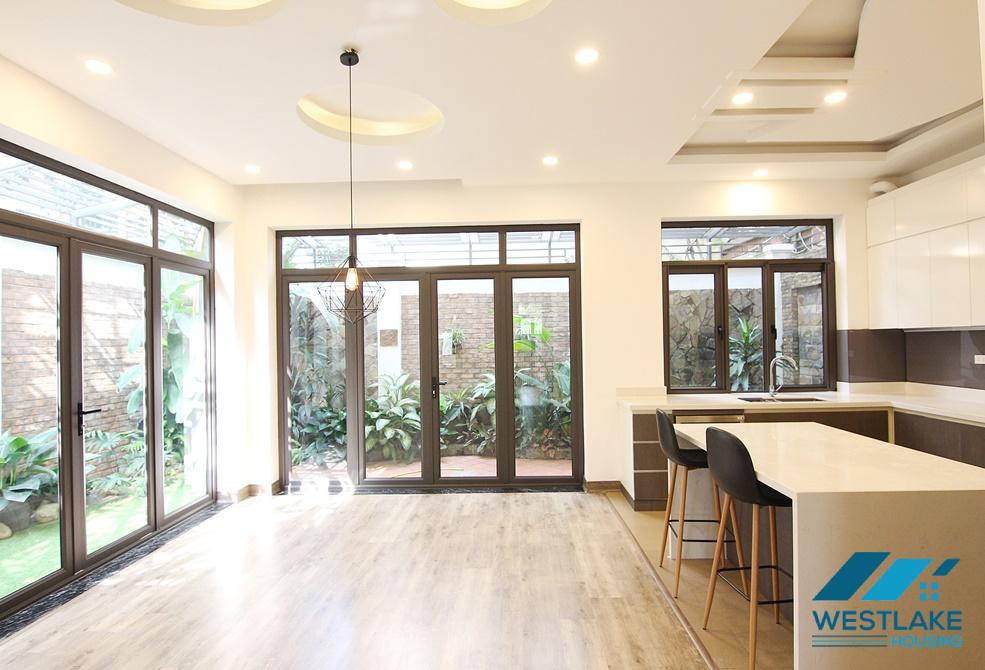 Unfurnished house for rent, renovated in D Block, Ciputra, Tay Ho, Hanoi