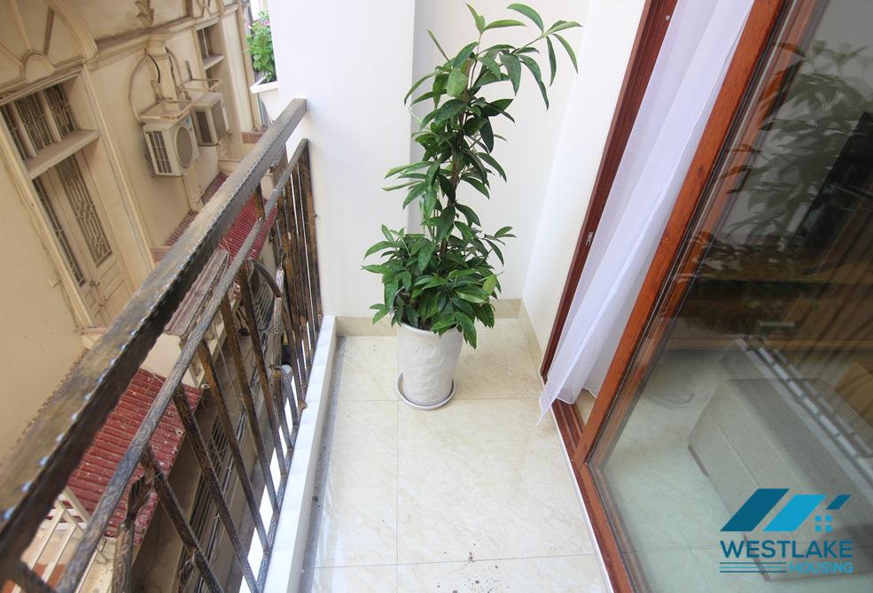 Lovely one bedroom apartment with small balcony for rent in To Ngoc Van, Tay Ho, Ha Noi