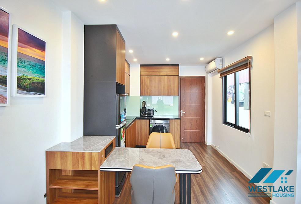 A bright one bedroom apartment for rent on Dang Thai Mai street, Tay Ho, Ha Noi