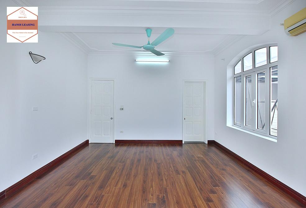Unfurnished house with big yard for rent in To Ngoc Van st, Tay Ho