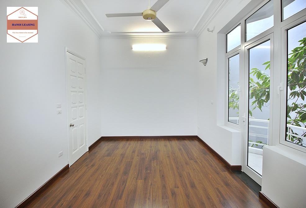 Unfurnished house with big yard for rent in To Ngoc Van st, Tay Ho