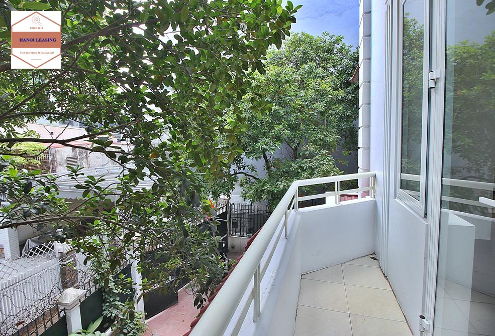 Unfurnished house with big yard for rent in To Ngoc Van st, Tay Ho
