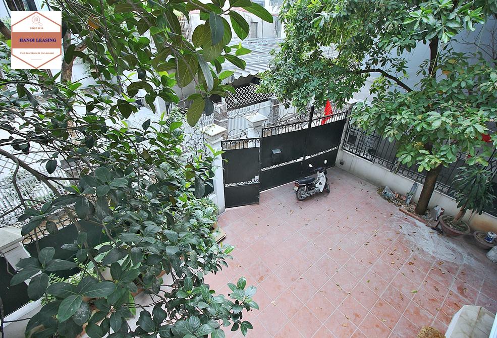 Unfurnished house with big yard for rent in To Ngoc Van st, Tay Ho