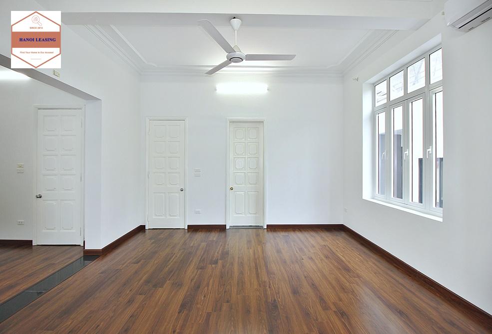 Unfurnished house with big yard for rent in To Ngoc Van st, Tay Ho