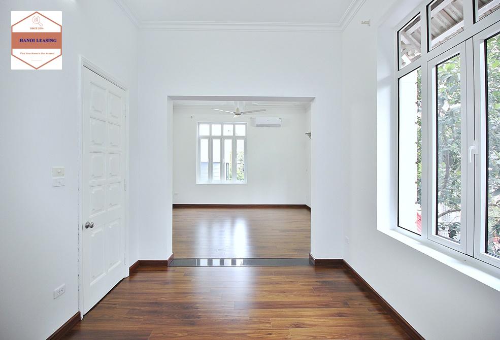 Unfurnished house with big yard for rent in To Ngoc Van st, Tay Ho