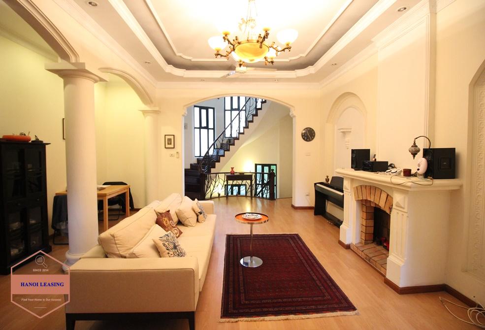 Charming house for rent in a quiet alley in Tay Ho, Hanoi