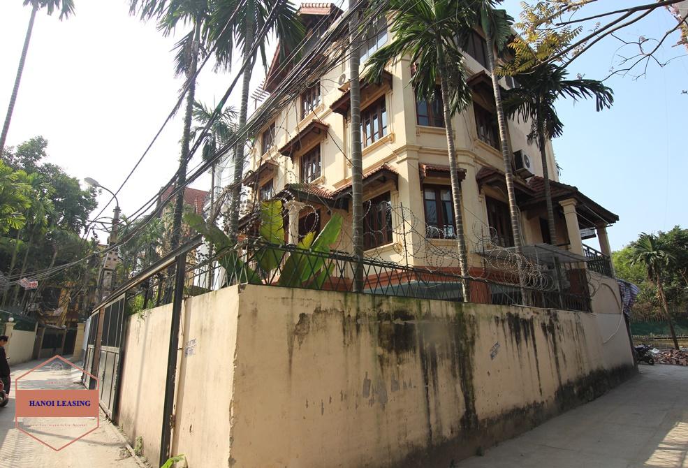 Swimming pool yard villa for rent on To Ngoc Van, Tay Ho, Hanoi