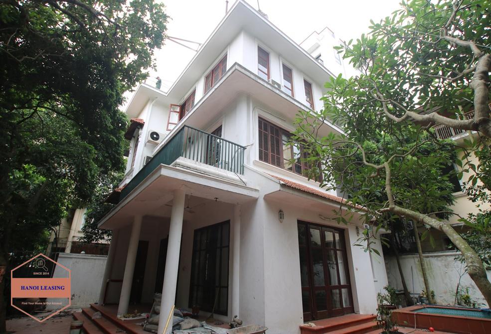 One of a kind garden villa with swimming pool for rent in Tay Ho district, Hanoi, Vietnam