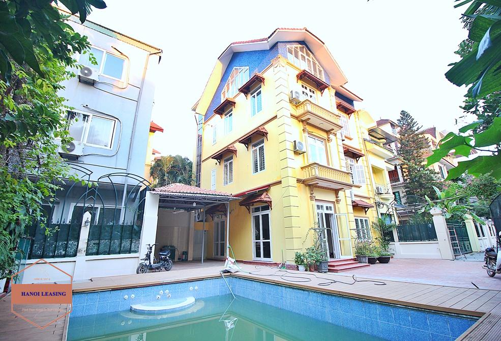 A nice house with swimming pool for rent in To Ngoc Van, Tay Ho