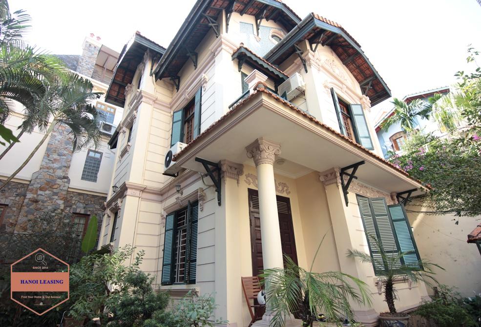 The house with 2 bedrooms and 3 bathrooms for rent in To Ngoc Van street, Tay Ho, Hanoi