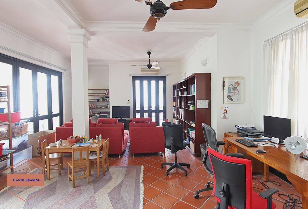 Garden swimming pool villa for rent on To Ngoc Van, Tay Ho