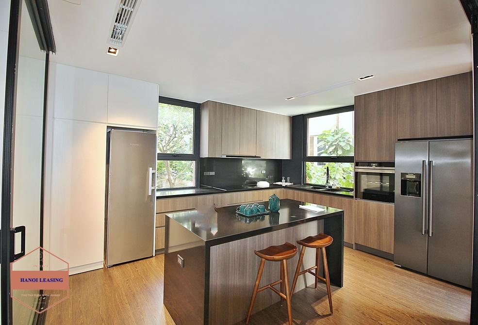 A wonderful new villa having nice outside space for rent in Tay Ho, Hanoi, Vietnam