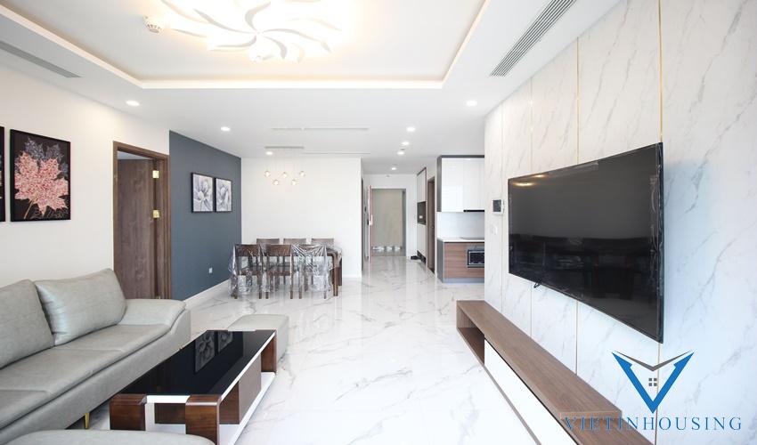 Căn hộ 3 ngủ thiết bị hiện đại nội thất nhập khẩu cho thuê tại chung cư sunshine city