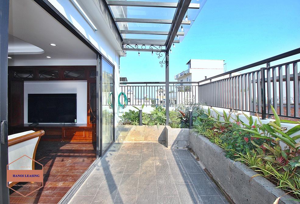 High-end 3 beds apartment with pretty terrace for rent in To Ngoc Van st, Tay Ho High-end 3 beds apartment with pretty terrace for rent in To Ngoc Van st, Tay Ho