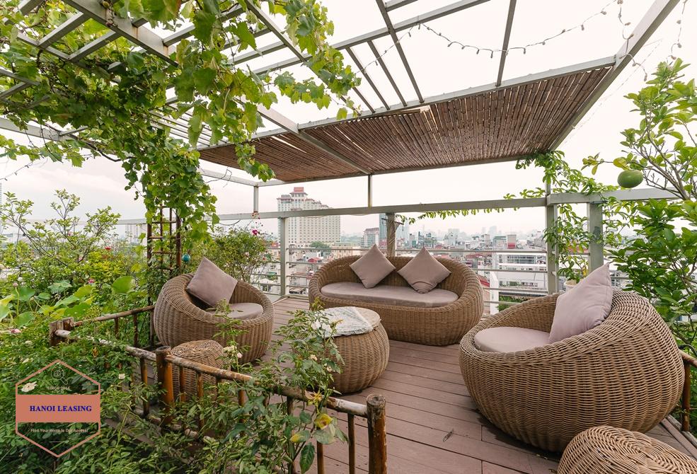 Quality apartment with nice terrace for rent in An Duong area, Tay Ho Quality apartment with nice terrace for rent in An Duong area, Tay Ho