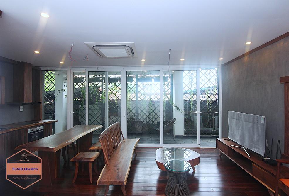 A unique 1 bedroom apartment for rent in Tay Ho, Hanoi