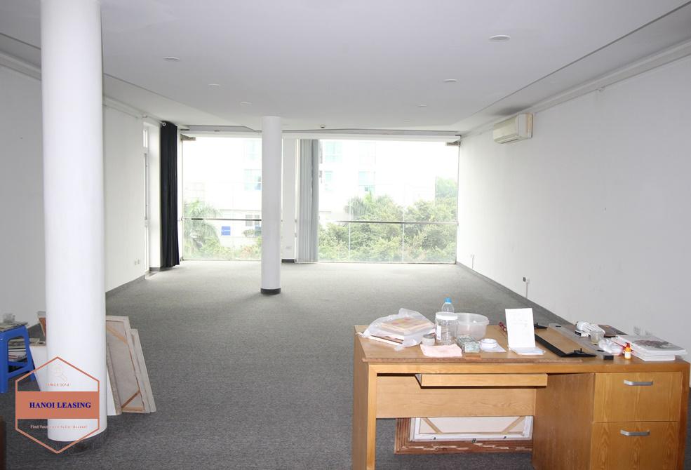 Spacious office space with lots of light for rent in Tay Ho