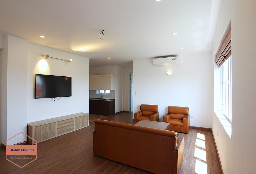 A new and bright 3 bedrooms apartment for rent in Tay Ho, Hanoi