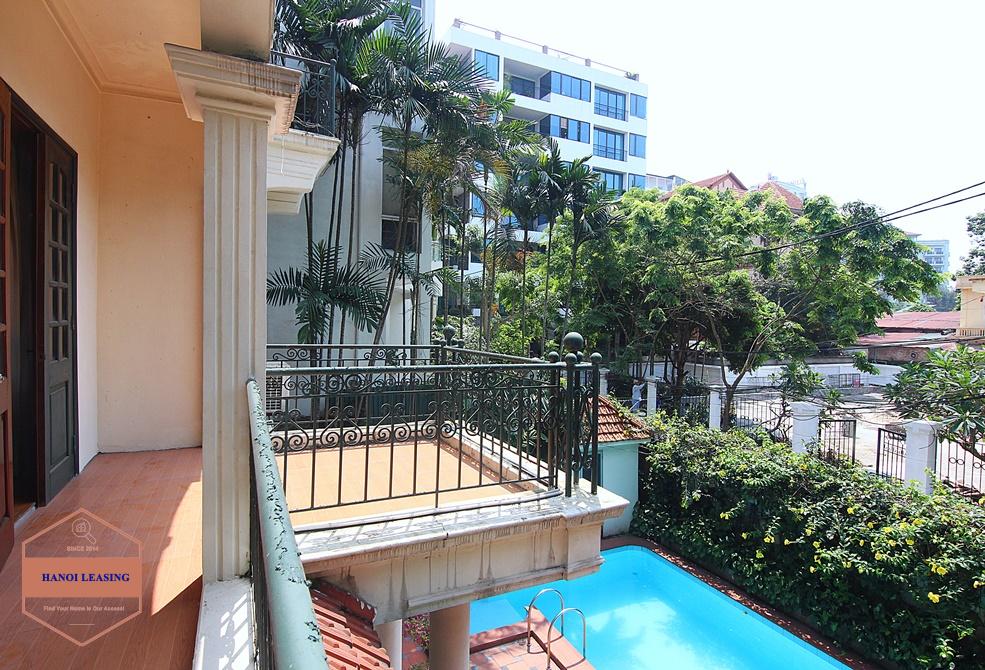 Nice house with swimming pool for rent in Dang Thai Mai, Tay Ho, Hanoi Nice house with swimming pool for rent in Dang Thai Mai, Tay Ho, Hanoi