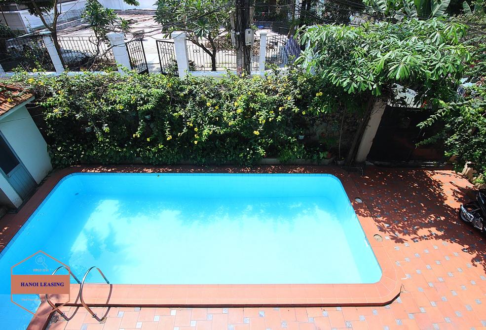 Nice house with swimming pool for rent in Dang Thai Mai, Tay Ho, Hanoi Nice house with swimming pool for rent in Dang Thai Mai, Tay Ho, Hanoi