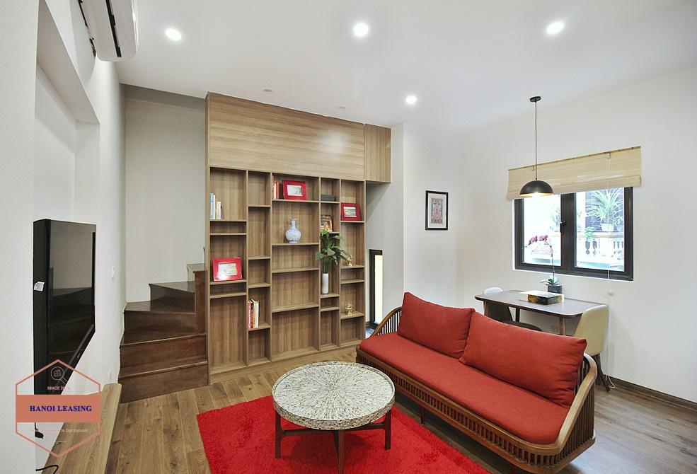 A unique 1 bedroom duplex apartment with high quality furniture for rent in Tay Ho A unique 1 bedroom duplex apartment with high quality furniture for rent in Tay Ho