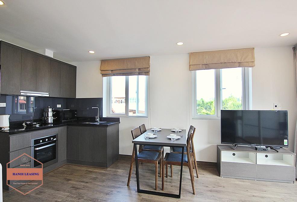 Apartment with balcony for rent in alley 12-2-5 Dang Thai Mai, Tay Ho Apartment with balcony for rent in alley 12-2-5 Dang Thai Mai, Tay Ho