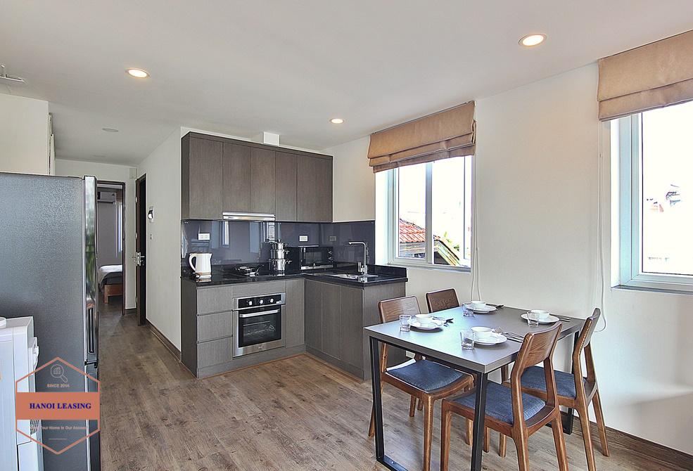 Apartment with balcony for rent in alley 12-2-5 Dang Thai Mai, Tay Ho Apartment with balcony for rent in alley 12-2-5 Dang Thai Mai, Tay Ho