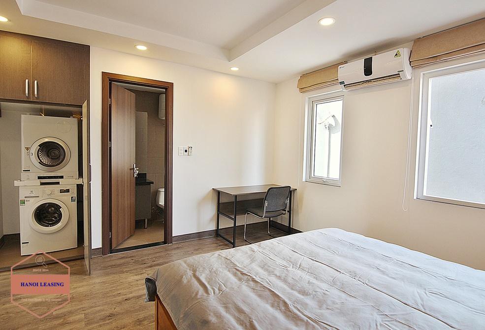 Apartment with balcony for rent in alley 12-2-5 Dang Thai Mai, Tay Ho Apartment with balcony for rent in alley 12-2-5 Dang Thai Mai, Tay Ho