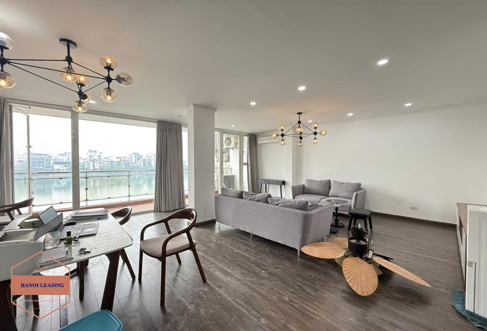 Lake view 2 bedrooms apartment for rent in Quang An st, Tay Ho Lake view 2 bedrooms apartment for rent in Quang An st, Tay Ho
