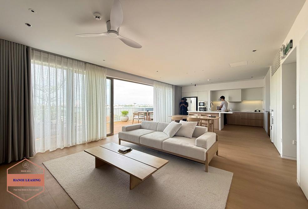 Duplex apartment with lake view for rent in Quang Khanh st, Tay Ho Duplex apartment with lake view for rent in Quang Khanh st, Tay Ho