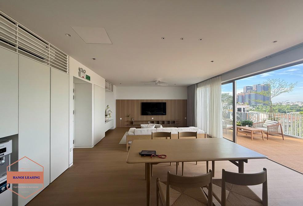 Duplex apartment with lake view for rent in Quang Khanh st, Tay Ho Duplex apartment with lake view for rent in Quang Khanh st, Tay Ho