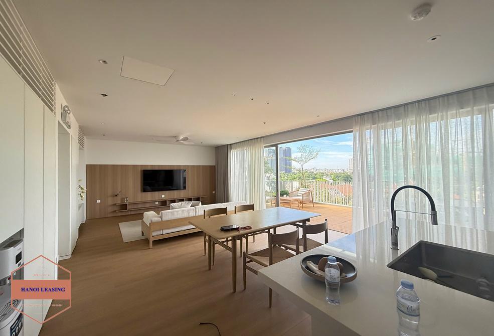 Duplex apartment with lake view for rent in Quang Khanh st, Tay Ho Duplex apartment with lake view for rent in Quang Khanh st, Tay Ho