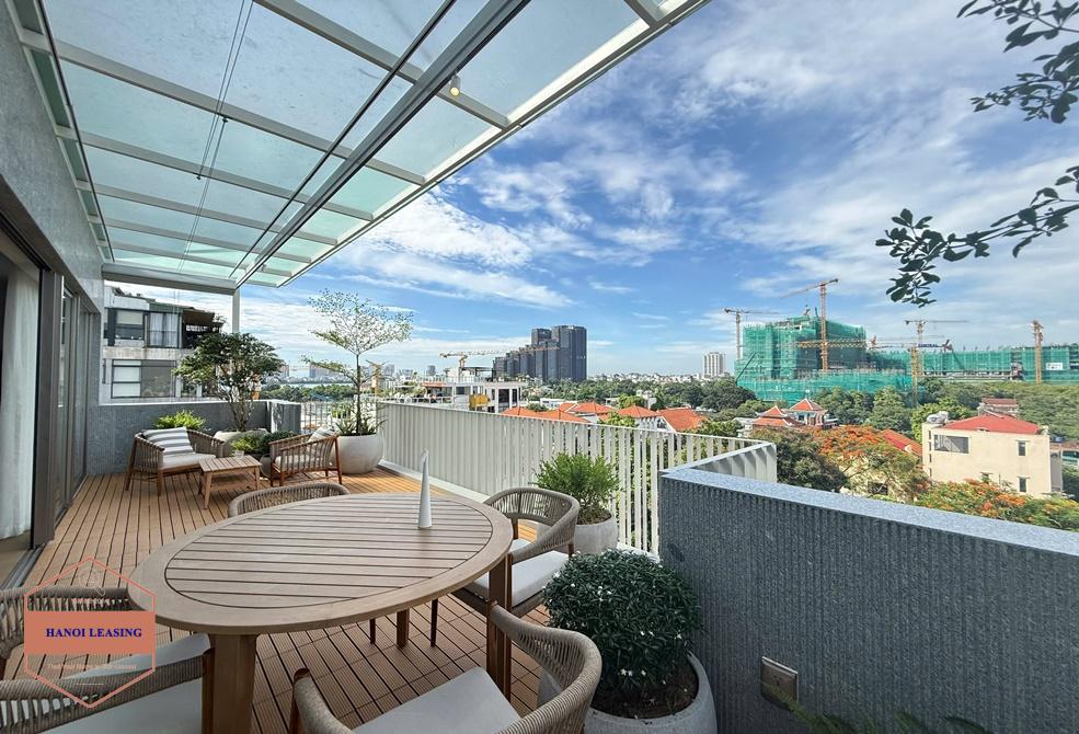 Duplex apartment with lake view for rent in Quang Khanh st, Tay Ho Duplex apartment with lake view for rent in Quang Khanh st, Tay Ho